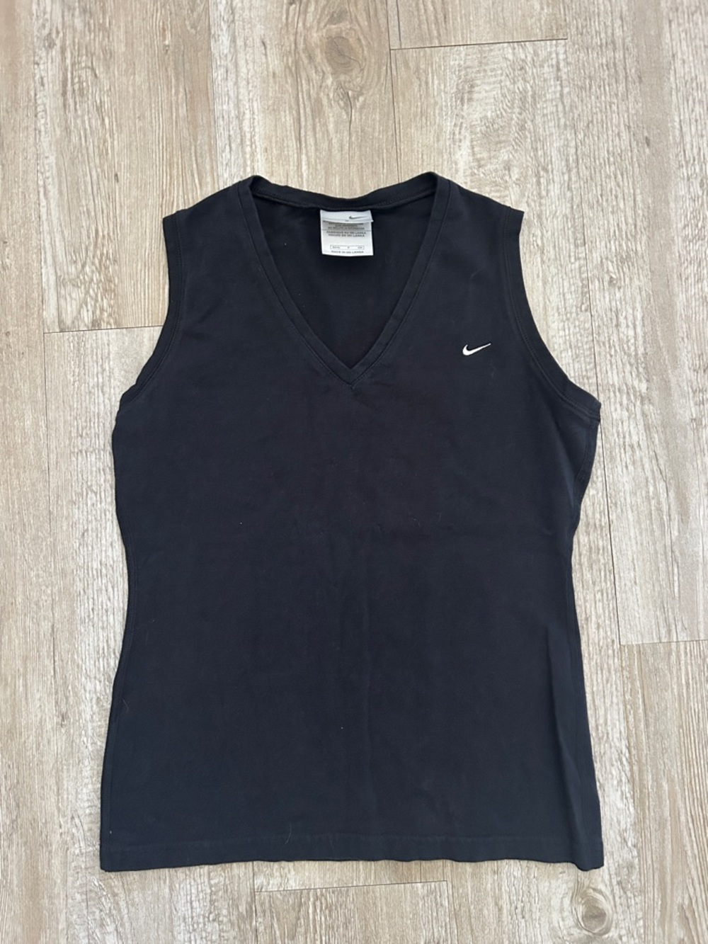 Vintage Nike V Neck Tank Cotton